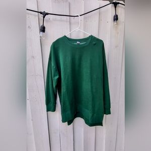 Old Navy Forest Green Tunic Sweatshirt